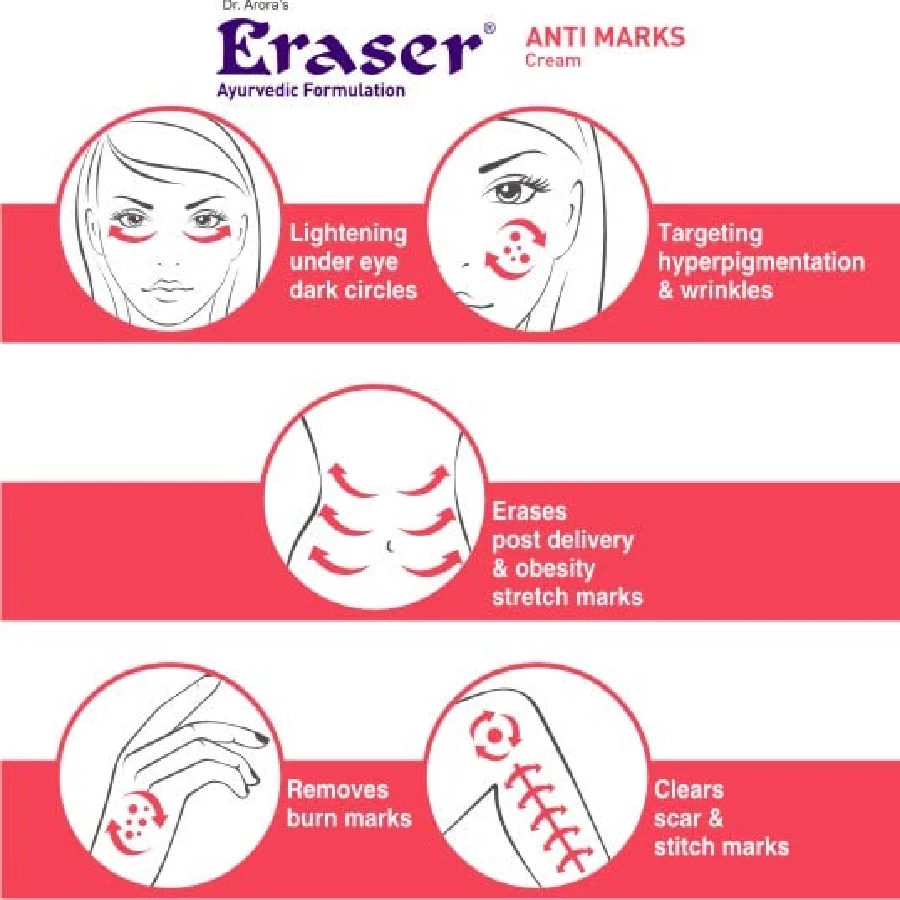 Eraser Anti Marks Ayurvedic Cream, 15 g-5.webp